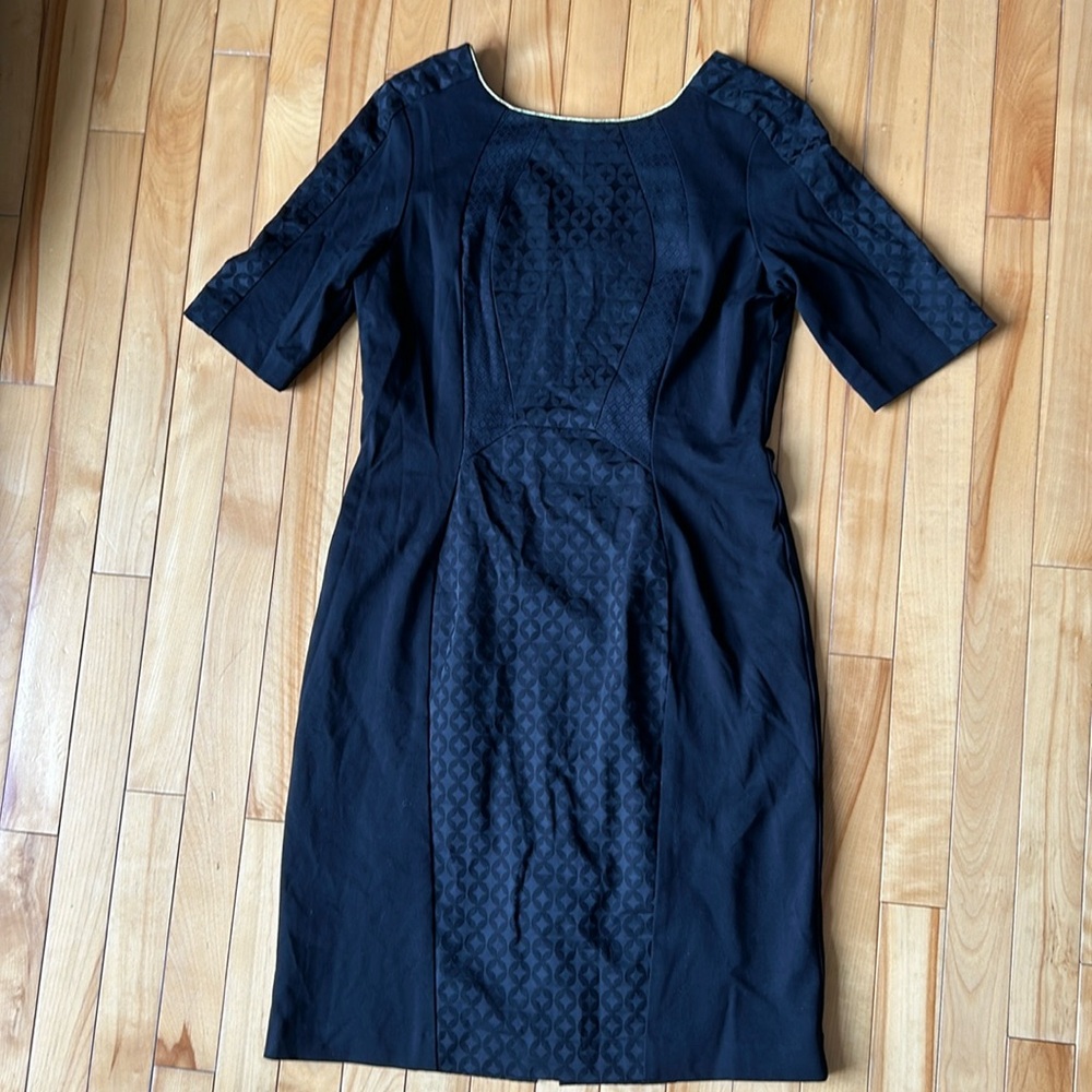 Tristan black party dress with gold details size large
